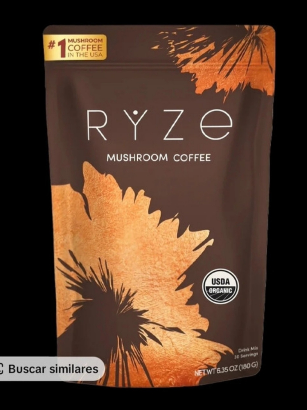 Ryze Mushroom Coffee 6.35 oz NWT